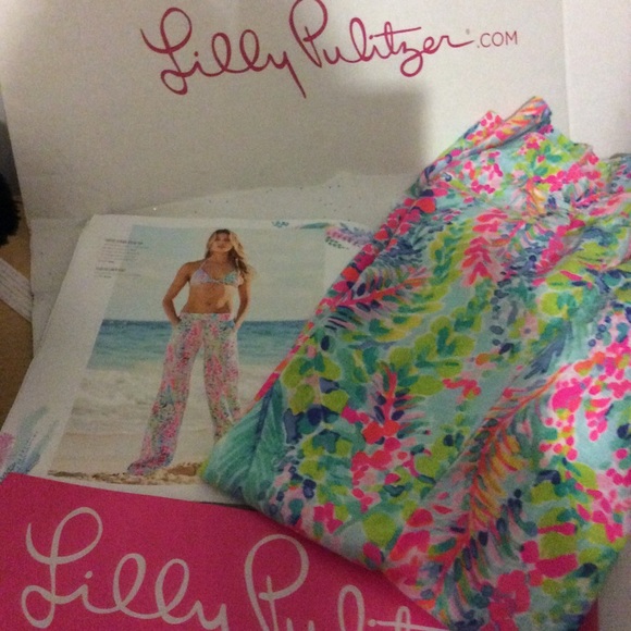 Lilly Pulitzer Catch the wave beach pant - Picture 5 of 8
